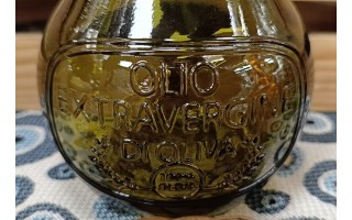 Butelka na oliwę 500ml z korkiem San Miguel zielona