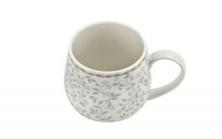 Kubek porcelanowy 440 ml baryłka Magnat Listki