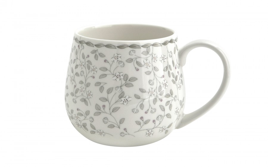 Kubek porcelanowy 440 ml baryłka Magnat Listki