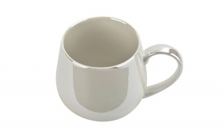 Kubek porcelanowy 440 ml baryłka Magnat Perła biała