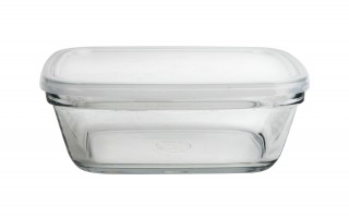 Szklany pojemnik na żywność 1700 ml Freshbox Biały 40364