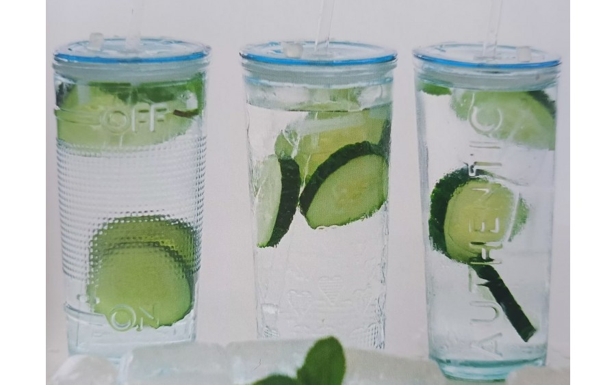 Szklanka z rurką 500 ml Authentic San Miguel