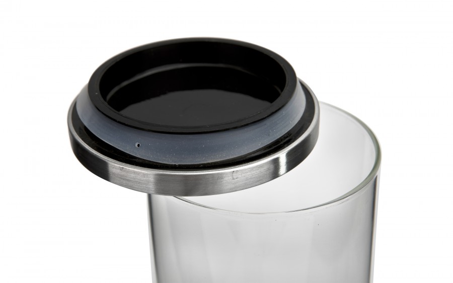 Pojemnik szklany z pokrywą na produkty sypkie 0,7 L Kimi