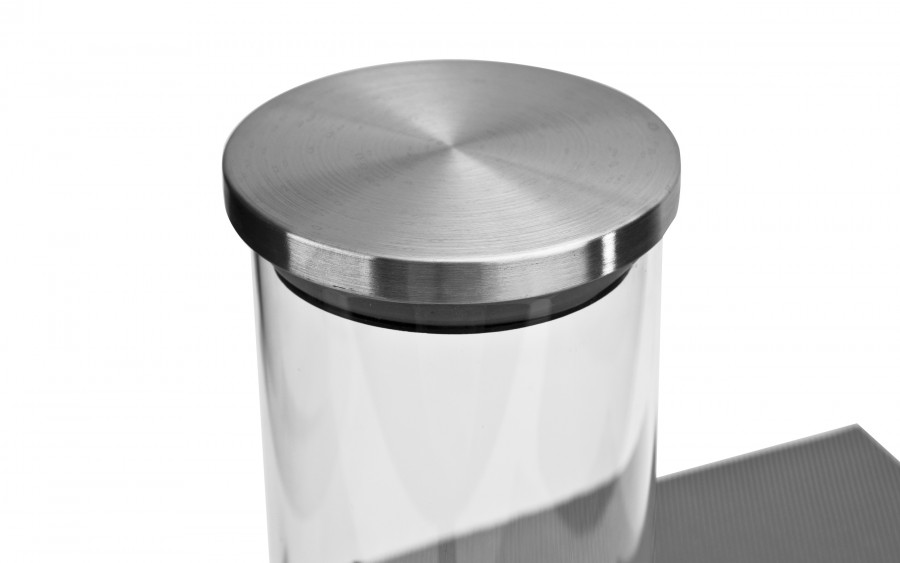 Pojemnik szklany z pokrywą na produkty sypkie 0,7 L Kimi