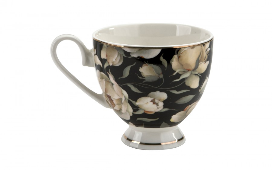 Zestaw 2 filiżanek 220 ml English Roses Black