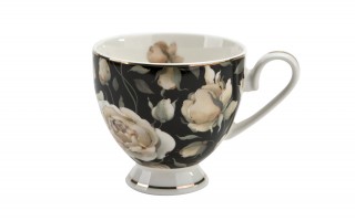 Zestaw 2 filiżanek 220 ml English Roses Black