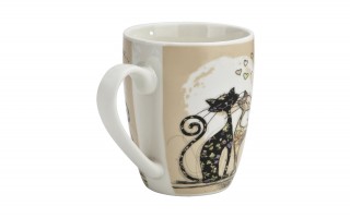 Kubek porcelanowy 360 ml Koty wzór 2