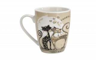 Kubek porcelanowy 360 ml Koty wzór 2