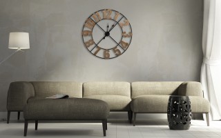 Zegar ścienny 80 cm Retro duży 118004
