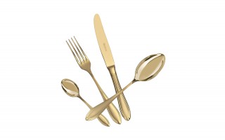 Sztućce Tamisa Satin Titan Gold 12/75 Belo Inox