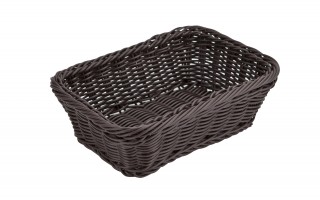 Koszyk prostokątny 22x15,5x7 cm ciemny brązowy 7803