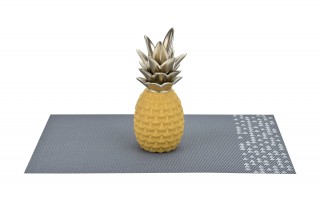 Dekoracja z ceramiki Ananas żółto-złoty 140600