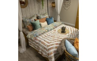 Narzuta Kaftan 235x270 cm pomarańczowa 443 14