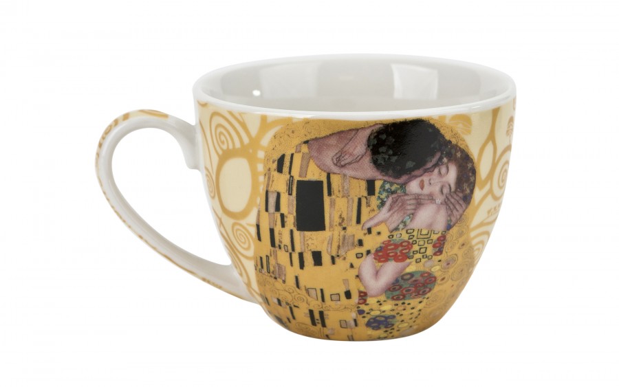 Komplet 2 filiżanek 250 ml + spodki The Kiss Ecru