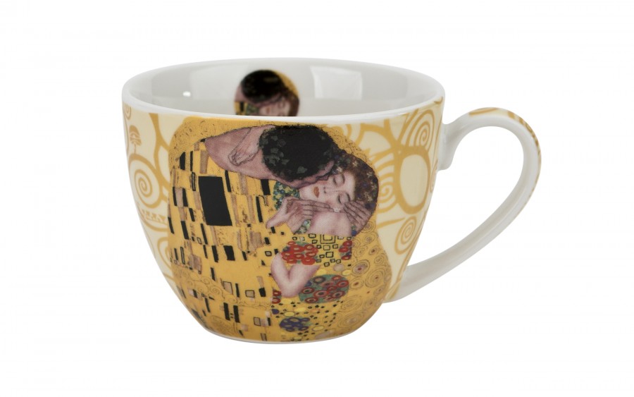 Komplet 2 filiżanek 250 ml + spodki The Kiss Ecru