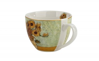 Filiżanka porcelanowa 250 ml + spodek Sunflowers