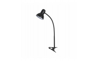 Lampa biurkowa E27 Nika Clips Biała/Czarna