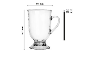 Kubek szklany Elton 380 ml