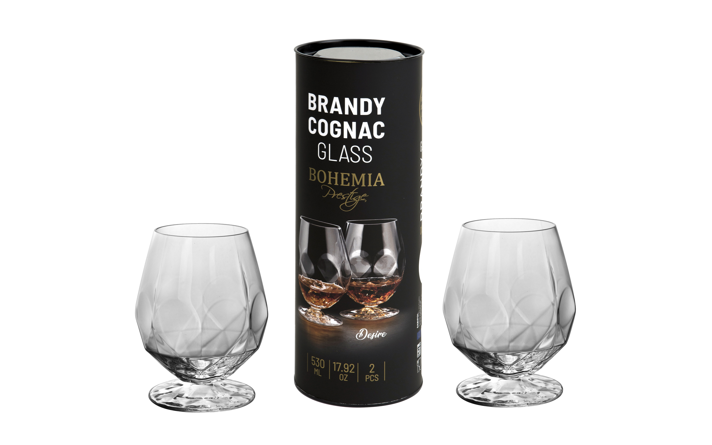 Kpl. 2 Kieliszkw do Brandy 530ml Desiere Bohemia