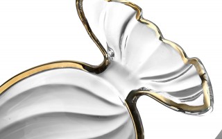 Patera dekoracyjna szklana Cukierek