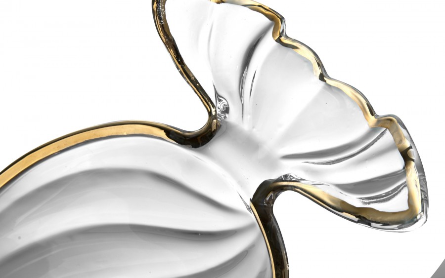 Patera dekoracyjna szklana Cukierek