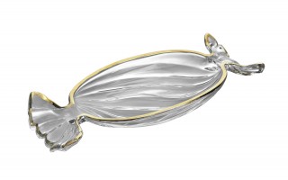 Patera dekoracyjna szklana Cukierek