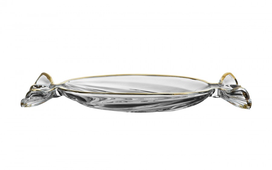 Patera dekoracyjna szklana Cukierek