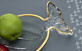 Patera dekoracyjna szklana Cukierek