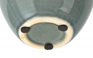 Wazon ceramiczny 16 cm biało-niebieski AP141814