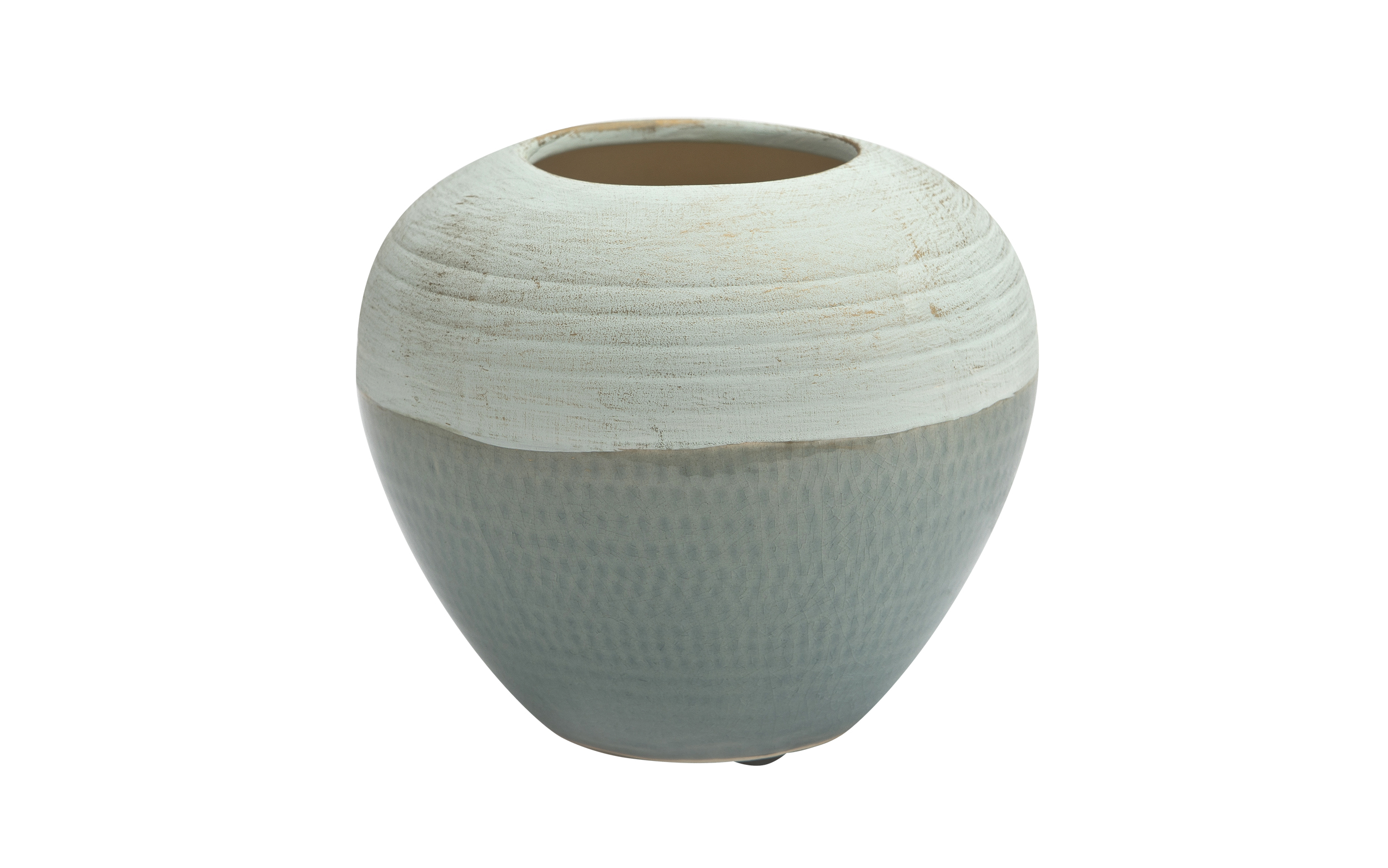 Wazon ceramiczny 16 cm biao-niebieski AP141814