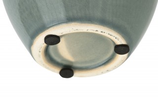 Wazon ceramiczny 13 cm biało-niebieski AP141815