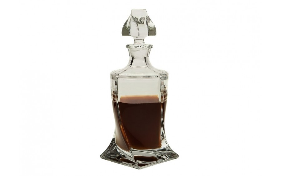 Karafka kryształowa 0,5 L  Quadro Bohemia