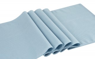 Bieżnik na stół 50x150 cm Veracrus 042 niebieski bez plisy