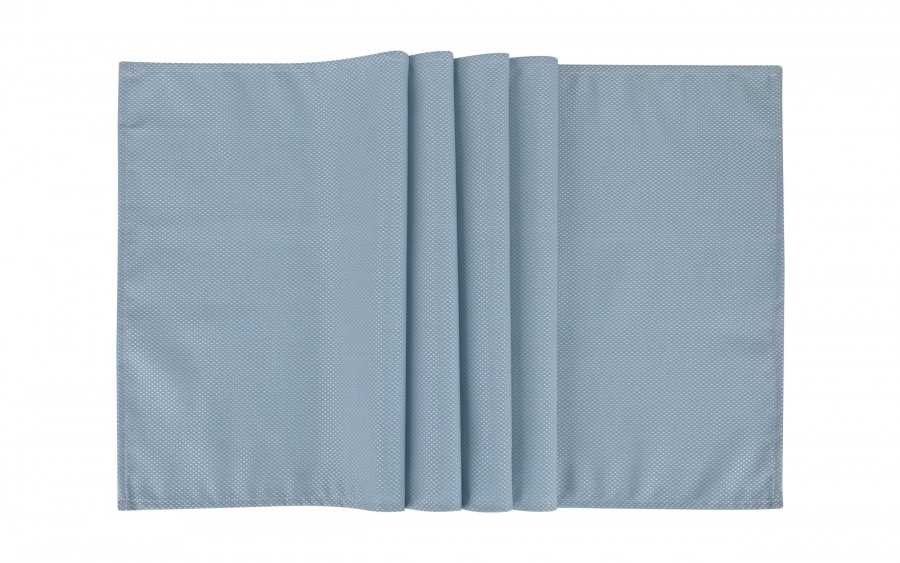 Bieżnik na stół 50x150 cm Veracrus 042 niebieski bez plisy