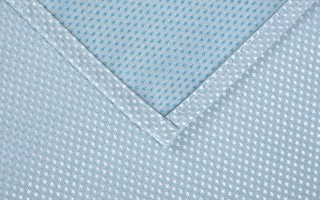 Bieżnik na stół 50x150 cm Veracrus 042 niebieski bez plisy