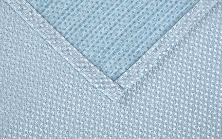 Bieżnik na stół 50x150 cm Veracrus 042 niebieski bez plisy