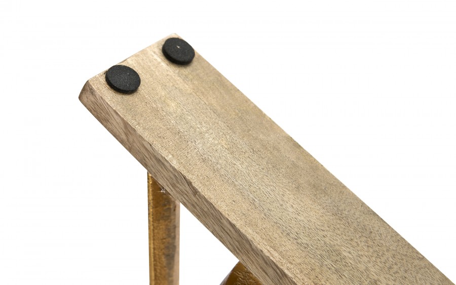 Metalowy świecznik Choinka złota 32 cm duża