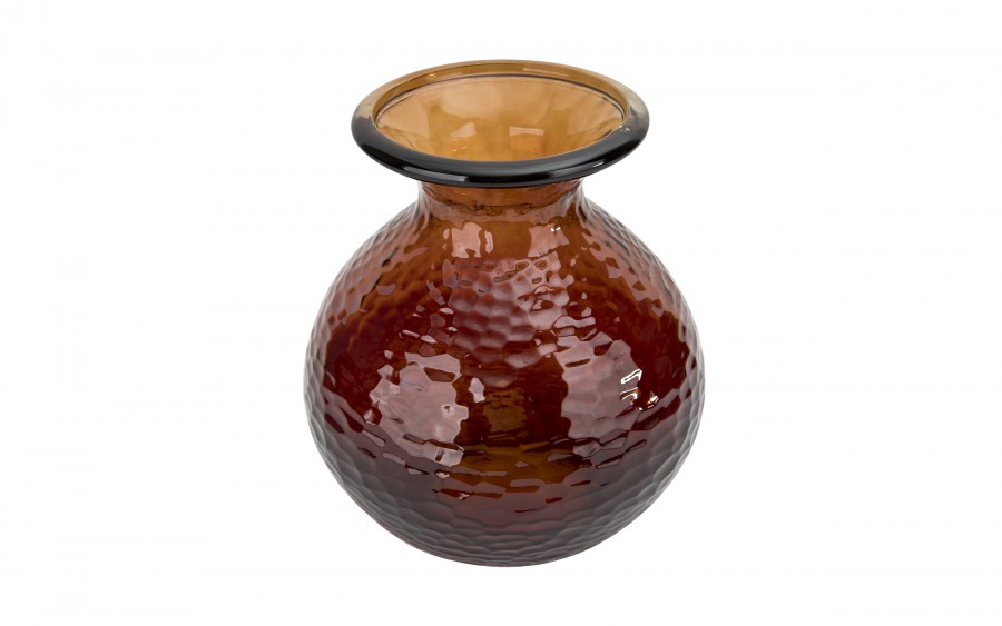 Wazon szklany 33 cm brązowy Paradise San Miguel recykling