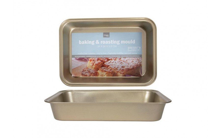 Forma do ciasta 34x24 cm Kitchen Tools blacha prostokątna