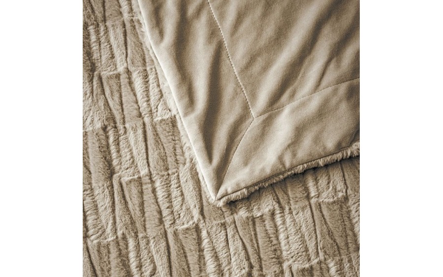 Koc futrzany 150x200 cm Bugatti IB3793-300 beżowy