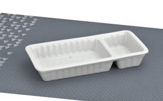 Półmisek na przekąski dwudzielny 20x9,5 cm Food for Fun MPLCo