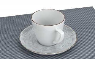 Filiżanka porcelanowa 350 ml + spodek Rayado 101/9015