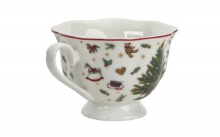 Filiżanka porcelanowa 150 ml + spodek Christmas Tree