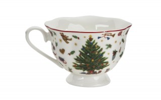 Filiżanka porcelanowa 150 ml + spodek Christmas Tree