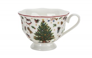 Filiżanka porcelanowa 150 ml + spodek Christmas Tree