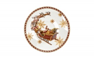 Filiżanka porcelanowa 220 ml + spodek Santa on Sleigh