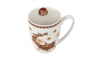 Kubek porcelanowy 300 ml Santa on Sleigh
