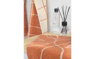 Ręcznik frotte 70x140 cm Atelier Floral 6239-33 MIEDŹ