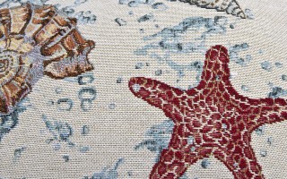 Poszewka dekoracyjna 45x45 cm Muszelki 925 Gobelinowa Premium