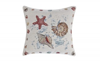 Poszewka dekoracyjna 45x45 cm Muszelki 925 Gobelinowa Premium